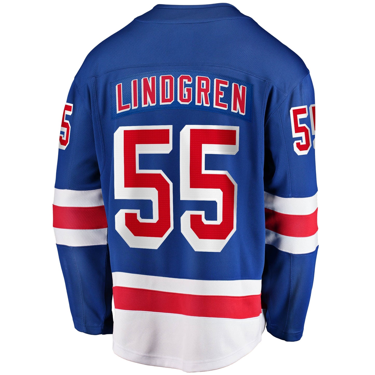 Ryan Lindgren New York Rangers Fanatics Branded 2017/18 Home Breakaway Replica Jersey - Blue